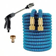 1根花园塑料高压洗车软管，神奇自动伸缩柔性软管，适用于园艺和浇水 - B - 查看 12