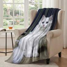 Customized Pet Blanket With Pet Photo And Name, Personalized Dog Blanket, Cat Photo Blanket, Pet Photo Dog Dad Gift - Multicolor - View 7