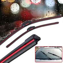 1pc Universal Frameless Dual Rubber Wiper Blade 13"14"16"18"19"20"21"22"24"26"28" Car Windshield Wiper Blade Replacement - 1PC - View 2