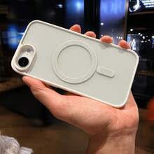 Funda protectora magnética de carga inalámbrica MagSafe de lujo para teléfono, para iPhone 17 Pro Max, 16, 15, 14, 13, 12, 11 Mini, 15 Plus, 16 Pro, 17 - Blanco - Ver 6