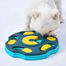 Dog Puzzle Toys Slow Feeder Interactive Increase Puppy IQ Food Dispenser Slowly Eating NonSlip Bowl Pet Cat Dogs Training Game - Pink1 - View 8