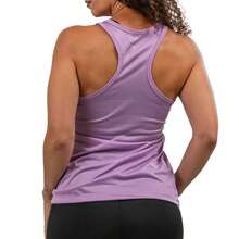 2 Women's Fitness Racerback Tank Tops, DryFit T-Shirt With Micro-Perforations For Weight Training, Walking, Gym, Everyday Wear - 紫丁香+綠色 - 查看 3
