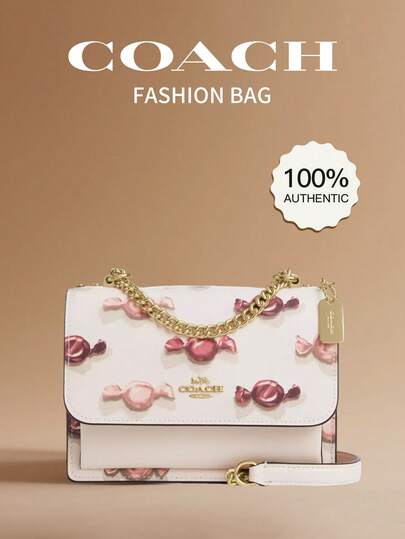 Coach 18 Styles Cute Candy Pattern Women's Crossbody Bag, Small Handbag With Adjustable Shoulder Strap