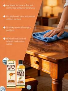 家具抛光剂 - 温和清洁剂，用于去除污垢并增强木制家具的光泽，日常保养和维护 - 液體 - 查看 4