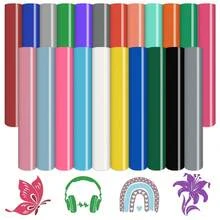 22 tấm vinyl vĩnh cửu nhiều màu sắc, bó vinyl vĩnh cửu 12 x 10 inch, tuyệt vời cho các dự án thủ công tự làm, dễ cắt và chuyển, dùng để trang trí nhà cửa, cốc cà phê, biển báo, chữ cái, biểu ngữ, đồ họa cửa sổ - Nhiều màu - Xem 9