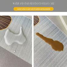 Modern Floral Tablecloth Stain Resistant and Wrinkle Rectangle Table Cloth Waterproof PU Table Cover Outdoor Indoor Decorative Tablecloths for Dining Table Kitchen and Camping 80x140 cm - como en la foto - Ver 4