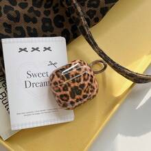 Cheetah,Leopard Print Leopard Print Design Earphone Case, IMD Anti-Drop Earphone Protective Cover Suitable For AirPods 4/Pro 2/Pro 3 - Brown - View 6