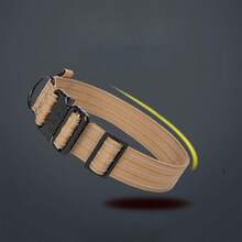 Reflective Tactical Training Dog Collar, Adjustable Large Dog Neck Strap, Thick Nylon Dog Collar, Quick Release - Multicolor - View 4