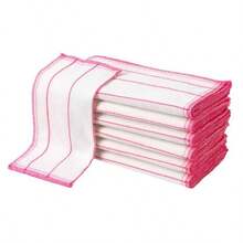 10/20片装加厚棉纱布洗碗布，厨房清洁抹布，吸水性强，不粘油洗碗布 - 棉紗百潔布 - 查看 9