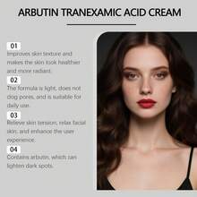 50g Arbutin Tranexamic Acid Cream - Moisturizing Nourishing Fade Dark Spots Brighten Even Skin Tone Soothing Care Reduce Stimulation Relieve Skin Discomfort - Arbutin - 查看 7