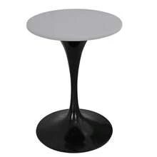 Round Fitted PU Tablecloth with High Elastic Edge Waterproof Oil Proof Cocktail Table Cloth Wipeable Table Topper Cover for Indoor Outdoor Picnic Camping Dining Light Gray 130cm(51in ) - Gris claro - Ver 8