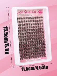 168 sợi mi giả dạng chùm C-Curl mềm mại tự nhiên, độ dày 8-18mm, thân mi mềm mại và mảnh, dễ đeo, có thể tái sử dụng, phù hợp cho trang điểm hàng ngày. - C - Xem 7