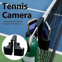 1 Giá đỡ máy ảnh lưới tennis 3D, giá đỡ điện thoại di động, đạo cụ chụp ảnh hai mặt, thiết kế nhỏ gọn, màu đen chống ô nhiễm, ghi lại những khoảnh khắc tuyệt vời của bạn. - Thẳng đứng - Xem 7