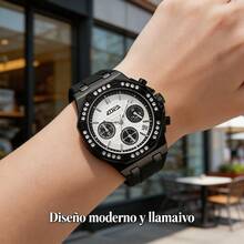 ZOEA Men Mechanical Watches - 黑與白 - 查看 2