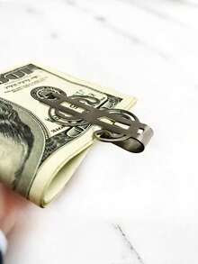 Personalized Stainless Steel Money Clip Custom Engraved Gift Groomsmen Husband Anniversary Engraved Dad - Multicolor - View 6