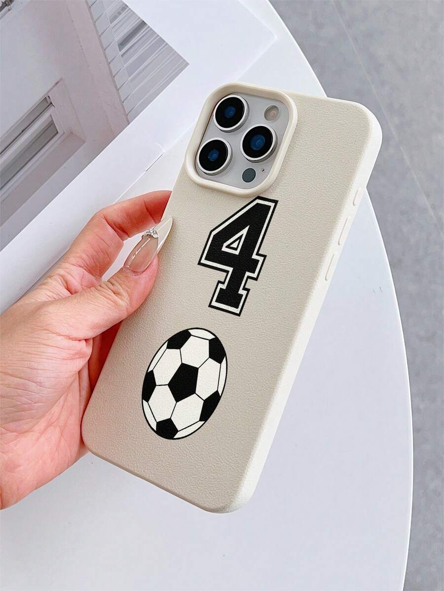 1 ốp lưng TPU mềm chống sốc màu be vân vải, in UV họa tiết số may mắn bóng đá, ốp điện thoại thời trang tương thích với iPhone 7/8/7 Plus/8 Plus/X/XS/XR/XS Max/11/11 Pro/11 Pro Max/12/12 Pro/12 Pro Max/12 Mini/13/13 Pro/13 Pro Max/13 Mini/14/14 Pro/14 Pro Max/14 Plus/15/15 Pro/15 Pro Max/15 Plus/16/16 Pro/16 Pro Max/16 Plus/17/17 Pro/17 Pro Max/Air - Nhiều màu - Xem 1