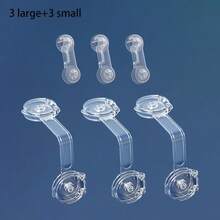6PCS Baby Cabinet Locks Strap Drawer Lock Child Anti Opening Refrigerator Lock Home Baby Anti Pinch Safety Protection Buckle - 6PCS-b - View 9