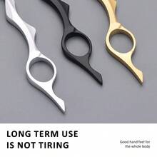 专业美发造型打薄纹理剪裁羽毛剃刀 - 彩色 - 查看 5