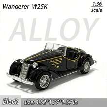 1pc New Vintage Car 1:36 Alloy Car Model Toy, Retro Car Model Decor, Party Game Prop, Suitable For Teens & Adults, Holiday/Birthday Gift - متعدد الألوان - مشاهدة 10