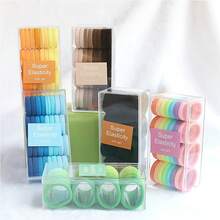 32pcs Seamless Hair Ties, Ponytail Clips, Hair Accessories Set, Damage-Free - Black - View 1