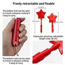 3D Printed Magic Wand Contactless Payment, Starry Magic Wand, Contactless Payment Card Holder, Suitable For Card Payment Scenarios - Black - View 4