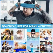 40"X12" (100x30cm) Cooling Towel, Soft Breathable Quick-Dry Towel, Sports Cooling Towel, Rose, Light Blue, Light Gray, Green Antibacterial Microfiber Material, Neck & Face Cooling Towel, Gym Sweat Towel, Beach Absorbent Towel, Summer Cooling Towel, Suitable For Fitness, Yoga, Pilates, Outdoor Running, Cycling, Golf, Camping - Zipper Bag Packaging - View 11