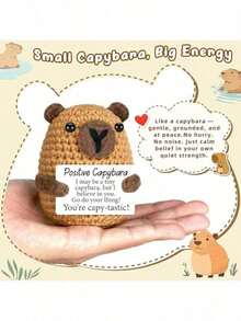 1pc Crocheted Doll Suitable For Birthday, New Year, Valentine's Day And Christmas. Suitable For Giving To Family, Friends, Colleagues, And Elders To Express Care. High-End And Exquisite, With No Protrusions. Applicable For Various Festivals, Celebrations, Daily Expressions, Gifts, And For Giving To Elders, Leaders, And Friends And Family. - Multicolor - View 6