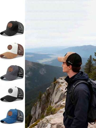 1顶字母印花棒球帽，涤纶卡车帽，时尚百搭，适合日常佩戴，是送给家人、朋友、男女朋友的绝佳礼物，也适合圣诞节、母亲节、父亲节、教师节、生日等场合。