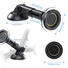 Car Dashboard Suction Cup Magnetic Phone Holder - Suction Cup - View 6