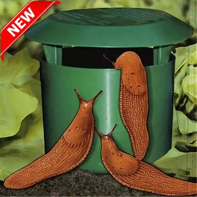 Durable Snail & Slug Trap Box - Thickened Anti-Corrosion Design For Indoor/Outdoor Use, Protects Garden Vegetables And Flowers, Made Of Sturdy Plastic, No Electricity Needed