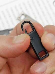 1/3/5个装可拆卸金属拉链头，拉链替换件（升级），适用于行李箱、服装、夹克、背包、靴子、钱包、外套 - 防盗 - 安全拉链 - 拉链头替换零件 - 多色 - 查看 6