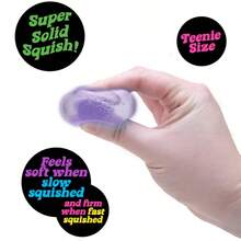 Adult Social & Gathering Accessory – Sensory Squeeze Toy With Ultra Solid Squish, 2.25" Cube. - Màu tím - Xem 4