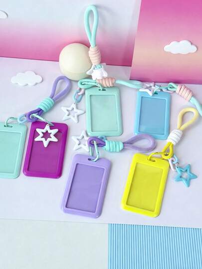 2D 1pc Colorful Card Holder, Name Card Holder, Student ID Card