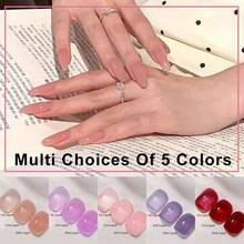 LIMEGIRL Juego de 6 esmaltes de uñas de gel con efecto ojo de gato arcoíris, con brillo holográfico, para desprender con remojo, para manicura DIY y salón, con luz UV LED - Multicolor - Ver 8