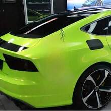 1张汽车、笔记本电脑、水瓶、卡车、面包车、SUV、摩托车、车身油漆、车窗贴纸，炫酷闪电贴纸 - 1pcs - 查看 4