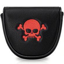 1 DF3 Putter Head Cover - Skull Style Putter Cover | Premium PU Golf Putter Cover | Magnetic Closure | Fits Most | Unisex Fun Golf Accessory | Compatible With DF3 | Durable Golf Club Head Protector - متعدد الألوان - مشاهدة 10