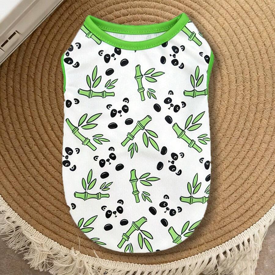 1 Peça Colete para Animais de Estimação, Macio, Respirável e Confortável para Todas as Estações, Colete Versátil e Minimalista para Cães/Gatos - Verde - Visão 1