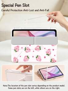 Ayotu 粉色星形草莓保护套，兼容 iPad A16、iPad Pro 13/12.9/11、iPad Air 11/13、iPad mini、iPad Air 11 英寸、Kindle（第 11 代，2024 年发布）、Kindle Paperwhite（第 12 代，2024 年发布） - 彩色 - 查看 6