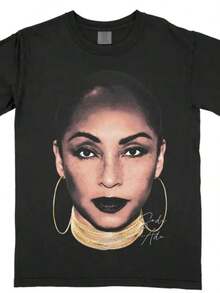 Carpenter Shirt, Short N' Sweet Tour Tee, Sabrina Tshirt, Sabrina Inspired Merch, Music Lover Giftsummer Outfits For WomenKorean Fashion 2BNF - 黑色 4 - 查看 1