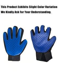Pet Grooming Gloves, Deshedding Massage Grooming Gloves, Suitable For Removing Loose Hair On Dogs And Cats, Cat Cleaning Grooming Gloves, Pet Grooming Massage Petting Gloves, Deshedding Grooming Brush Gloves - Multicolor - View 8
