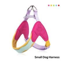Macaroon Color Y-Shaped Anti-Pull Chest Harness For Small & Medium Dogs, Pet Outdoor Supplies - Hot Pink - View 9