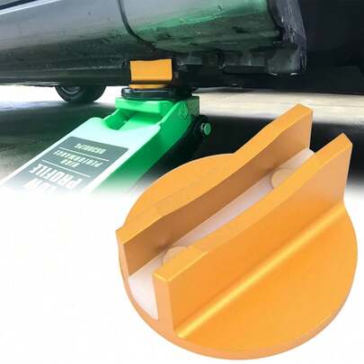 1个通用防滑汽车千斤顶垫适配器，落地式千斤顶支架垫，耐用型车辆支撑底座，适用于大多数轿车、SUV和卡车，必备汽车工具，汽车保养配件
