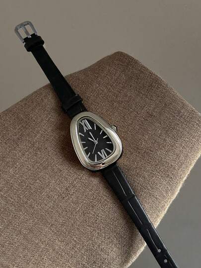 1 pieza Reloj de mujer con correa de piel de PU, esfera redonda con pantalla numérica, estilo británico retro, reloj de lujo de cuarzo de nicho, adecuado para vacaciones, fiestas, bodas, vuelta al colegio, Navidad, Acción de Gracias, Halloween, Pascua y otras ocasiones, mejor regalo para mujeres