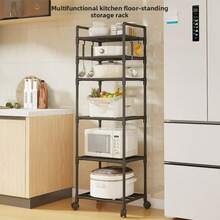 1 kệ đựng đồ nhà bếp nhiều tầng, dùng để đặt lò vi sóng, nồi cơm điện, giá đựng rau củ quả cho các thiết bị nhỏ. - Nhiều màu - Xem 1