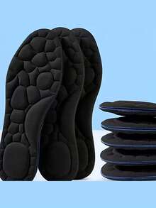 1 Pair Of Sponge-Cushioned Insoles Featuring A Pebble Pattern Provides Exceptional And Remarkable Performance, Making Them Ideal For Daily Commuting And Workout Sessions Over Extended Periods,Shoe Rack,Storage Saver,Outdoor,Garden,Travel Essential,Portable,Beach Essential,Graduation Season,Commencement,Graduation Ceremony,Graduation Gift,Graduation Present,Graduation Gift,Graduation Present,Congrats Grad,Congratulations Graduate,Valedictorian,Finish School,Graduation Party - Style a - View 3