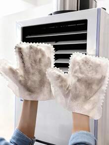 10/30pcs Disposable Dust-Free Gloves, Lightweight & Easy To Clean, Effectively Absorb Hair And Dust, Suitable For Kitchen/Bathroom/Living Room/Window Cleaning - Gloves - View 7