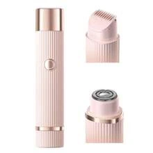 Rechargeable Electric Epilator For Women Hair Remover Double Razor - Hồng - Xem 11