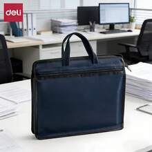 DELI Laptop Briefcase, 14-Inch Laptop Bag, Multi-Functional Casual Business Handbag, Can Hold A4 Documents/Laptop/Computer/Shoulder Bag/Inner Sleeve/Y74k Style Portable Model With Handle, Lightweight And Portable Minimalist Design, With A Large Capacity Laptop Compartment. - View 9