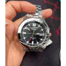 Đồng hồ đeo tay thể thao nam Casio, dây thép không gỉ, chống nước 50M, hiển thị ngày. - Một cỡ - Xem 7