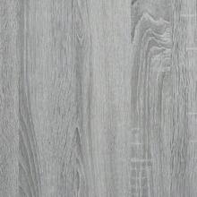 vidaXL Katzenklo Schrank, Katzenschrank Katzentoilette, Beistelltisch Katzenhaus, Katzenmöbel Verstecktes Design, Grau 42x42x51cm Holzwerkstoff - Grey - View 10